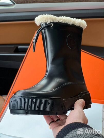 Полусапоги женские зимние Hermes