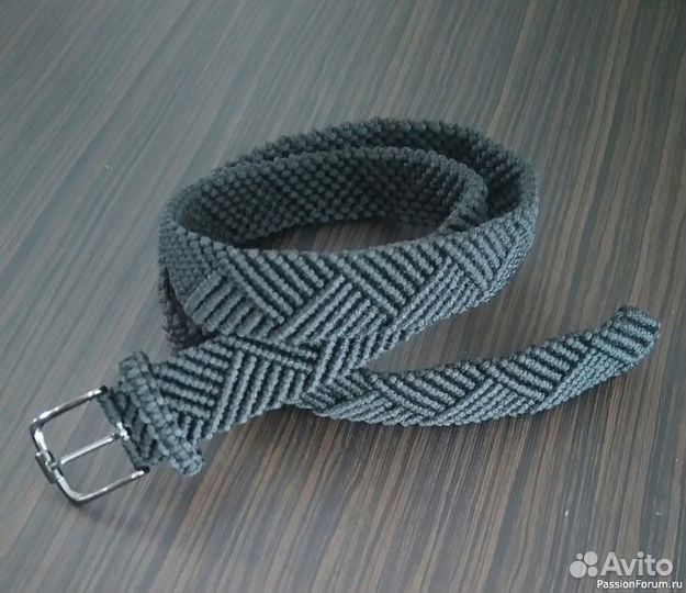 Пояс ремень макраме женский мужской