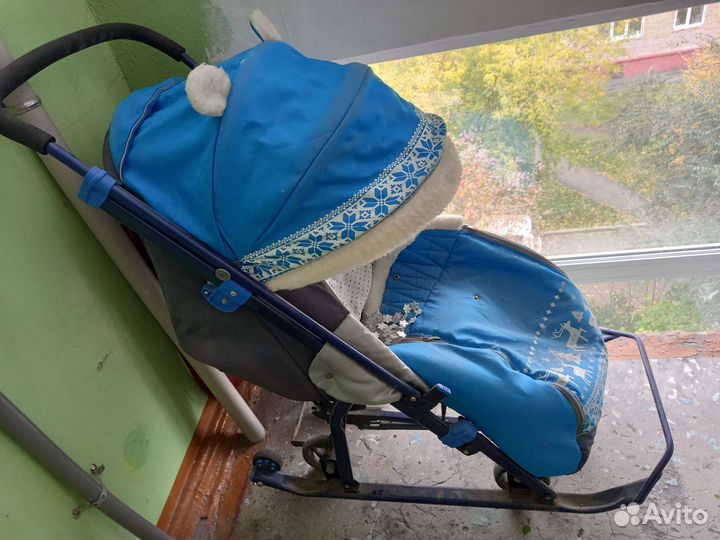 Коляска санки