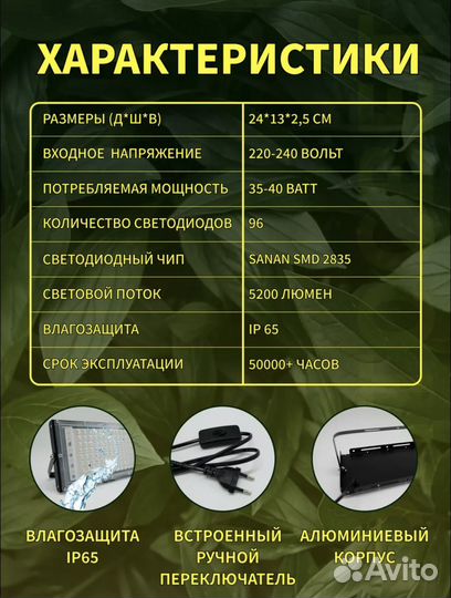 Фитолампа для растений новая