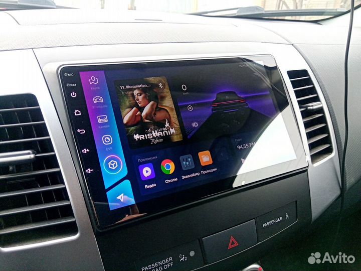Андроид магнитола Mitsubishi Outlander 2005-2011