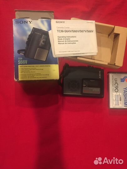 Кассетный диктофон сони(sony)