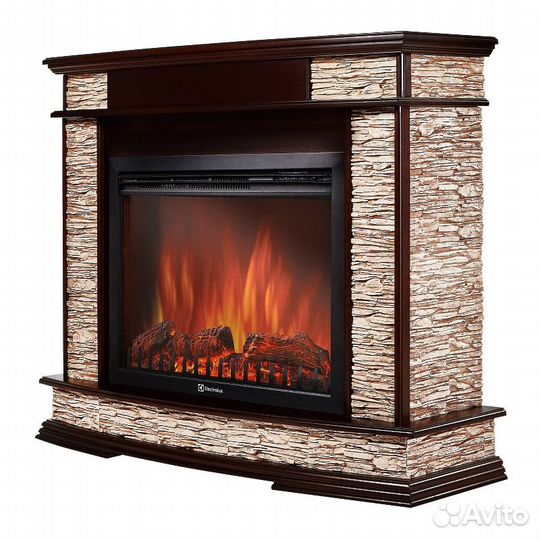 Камин электрический с порталом и обогревом 2 кВт