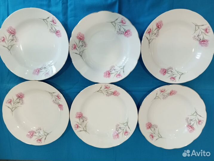 Тарелки фарфоровые Япония катюша СССР