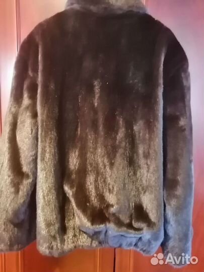 Шуба, куртка норковая мужская р. 54-56