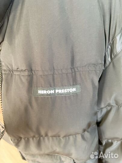Heron preston пуховик
