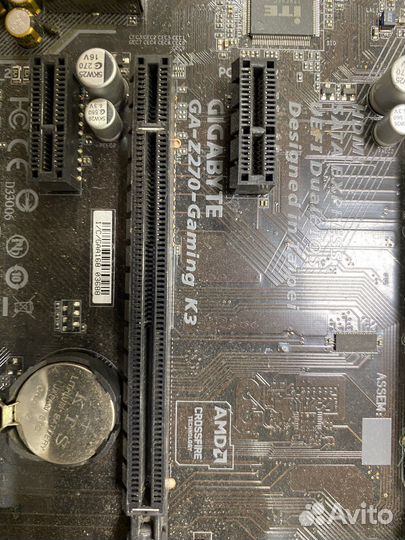 Материнская плата с процессором