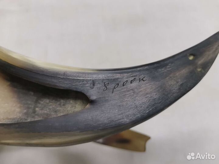 Статуэтка Три цапли на роге Кость (Ч)