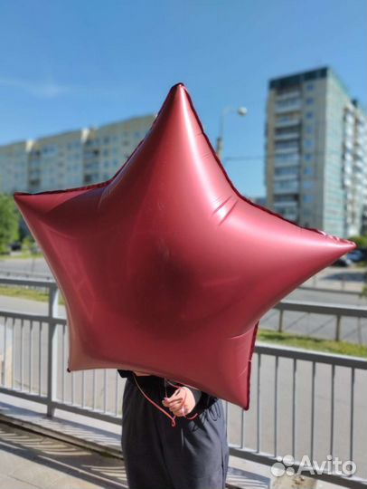 Фольгированные шары звезда