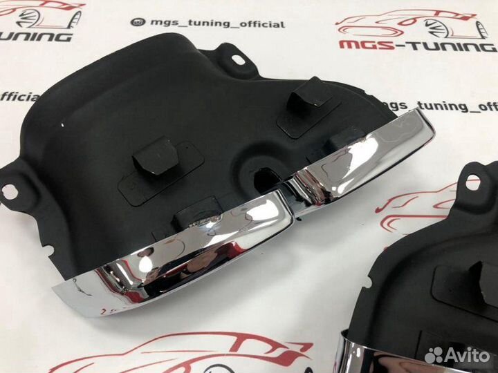 Насадки Mercedes 63AMG W205/222 Хром