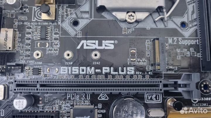 Материнская плата Asus B150M-plus + Celeron G3930