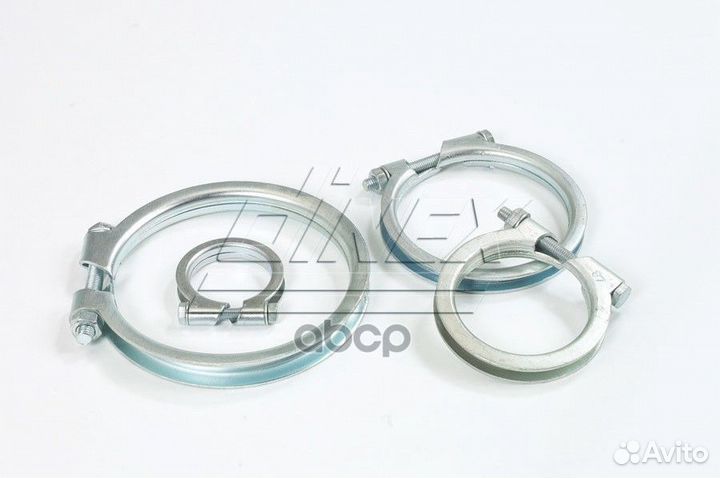 Хомут глушителя (цинк) E-line (упрощ. версия)