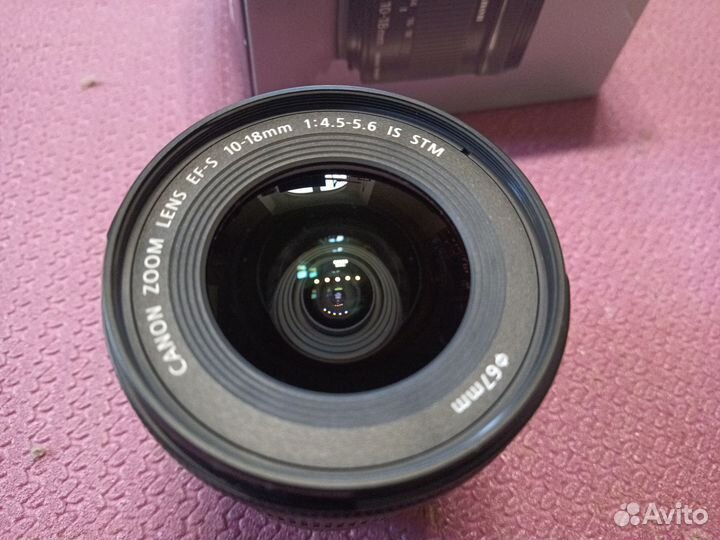 Объектив Canon EF-S 10-18 F4.5-5.6 IS STM