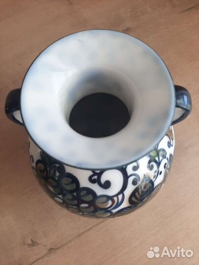 Ваза амфора фарфор СССР лфз Городецкий