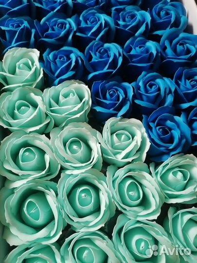Мыльные цветы розы