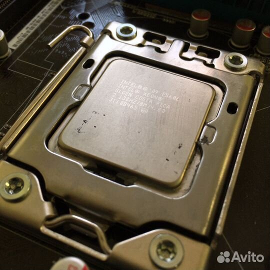 Материнская плата 1366 + процессор