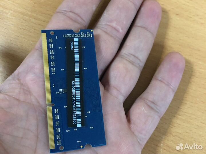 Оперативная память sodimm 2Gb для ноутбука