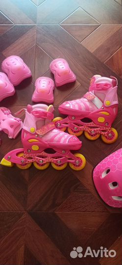 Роликовые коньки детские раздвижные
