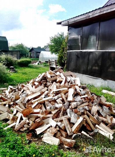 Дрова Ольха от 1 куба с доставкой в Выборге любого