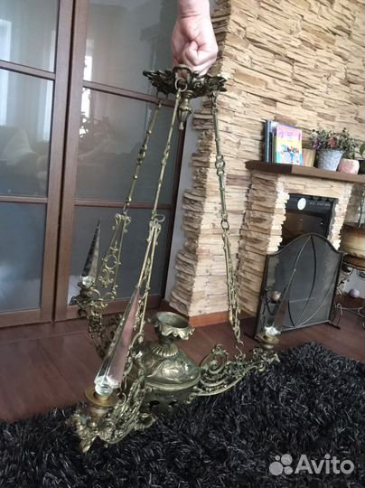 Бронзовая люстра