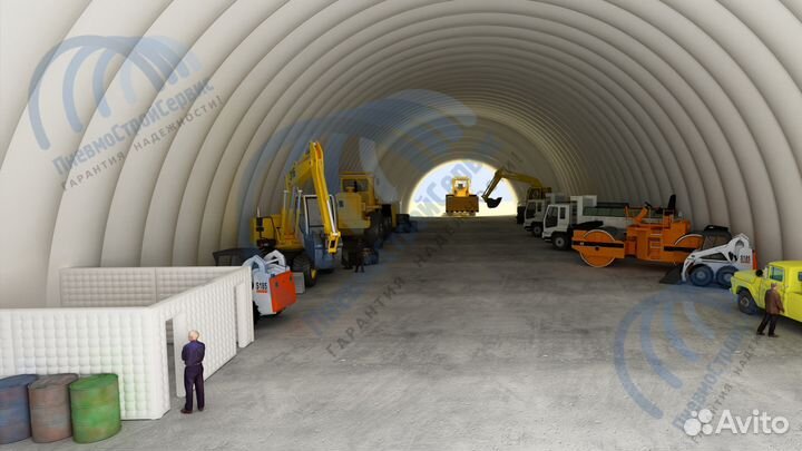 Надувной ангар (Пневмоангар)