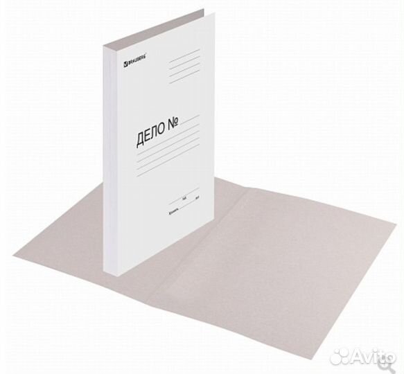 Папка Дело без метал. скоросшивателя