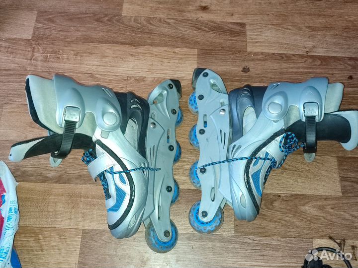 Роликовые коньки action до 39 размера