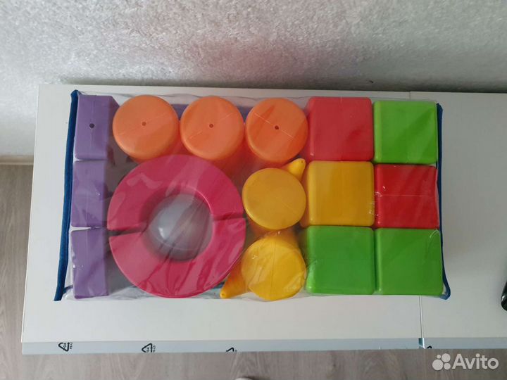 Кубики пластмассовые для детей