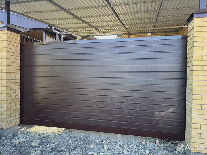 Откатные ворота Ворота металлические