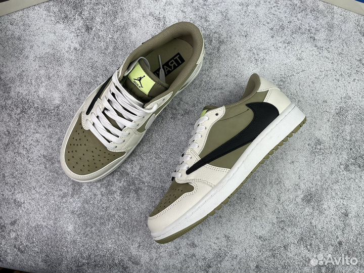 Travis Scott X Air Jordan 1 Low Golf Neutral Olive