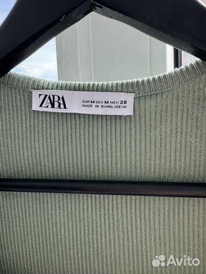 Трикотажное платье zara