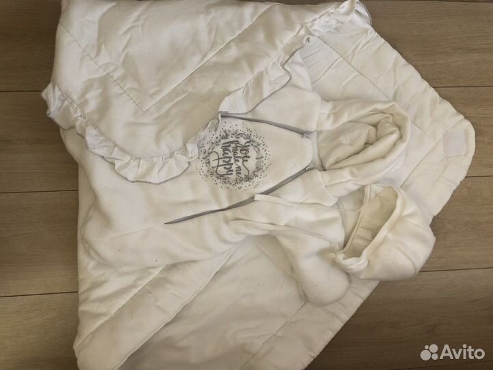 Конверт одеяло на выписку осень весна