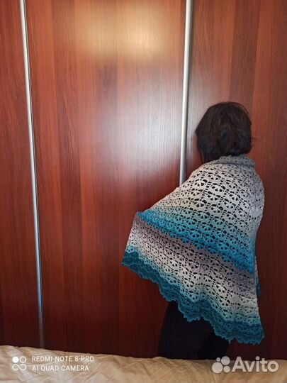 Шаль ручной работы