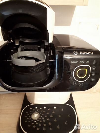 Капсульная кофемашина Bosch, цвет бежевый