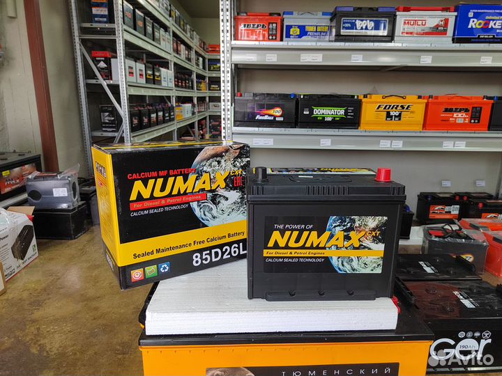 Аккумулятор Numax 75 Ач обр 630 А