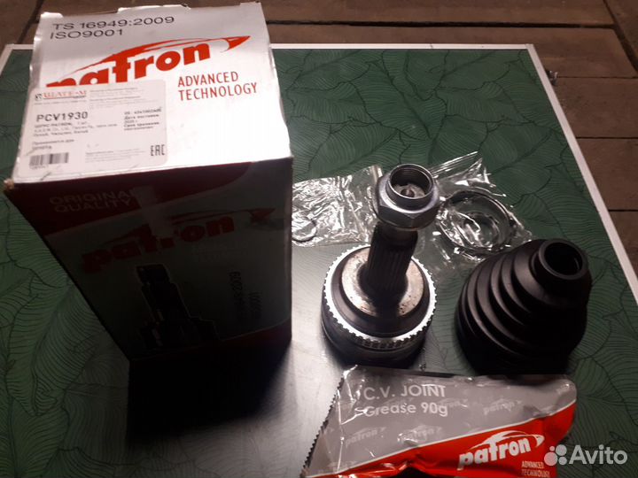 Наружний шрус тойота королла/матрикс 1.8