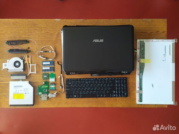 Ноутбук asus K50AB в разбор
