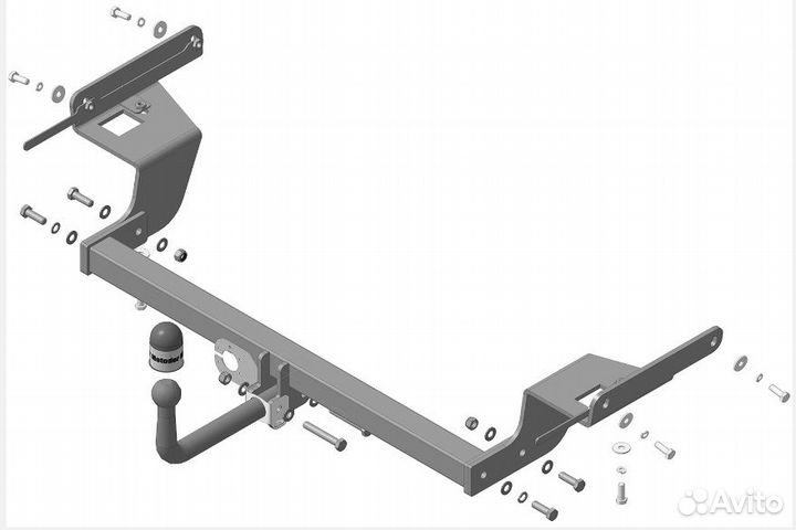Фаркоп с оцинкованным шаром Ford Focus II универса
