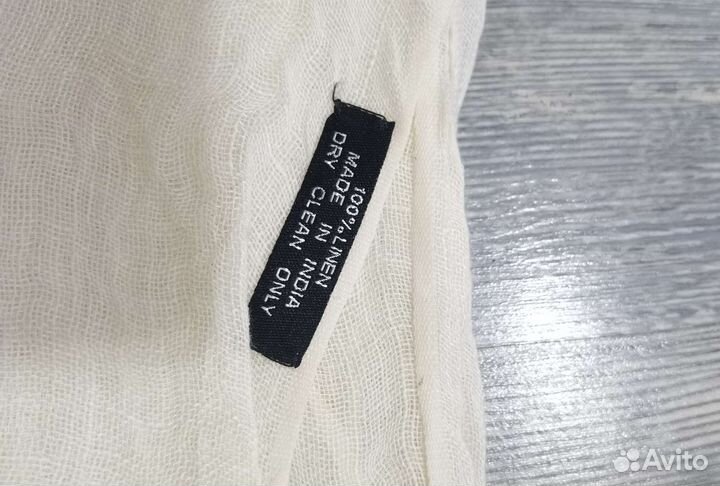 Палантин 100 лён