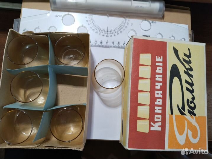 Хрустальные рюмки СССР