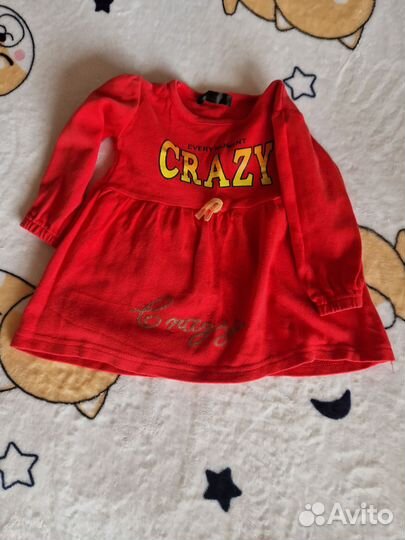 Вещи пакетом на девочку 80-86