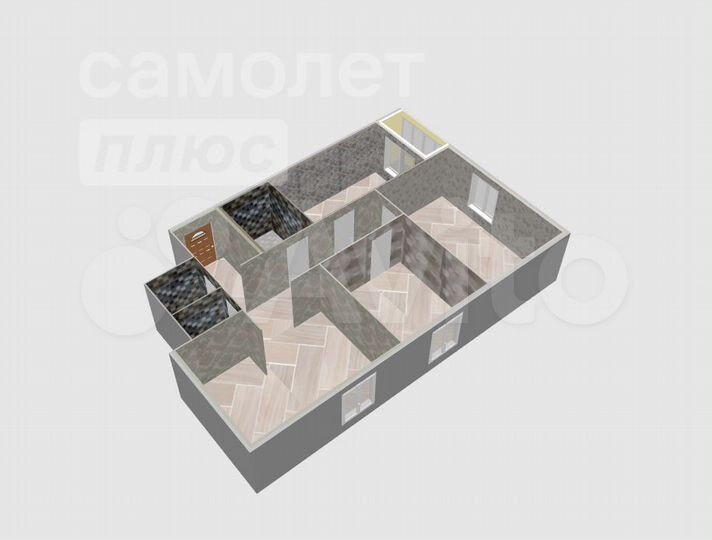 4-к. квартира, 86 м², 3/18 эт.