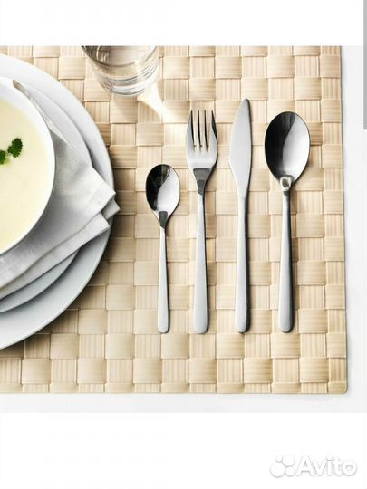 Набор столовых приборов IKEA förnuft 24 предмета