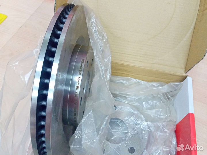 Диск тормозной передний вентилируемый toyota RAV 4