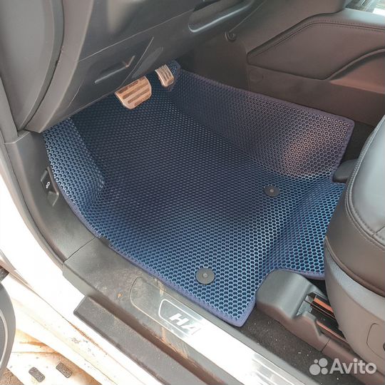 Комплект EVA ковриков на Haval H9 с бортами