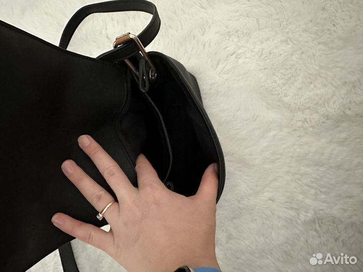 Сумка натуральная кожа dkny