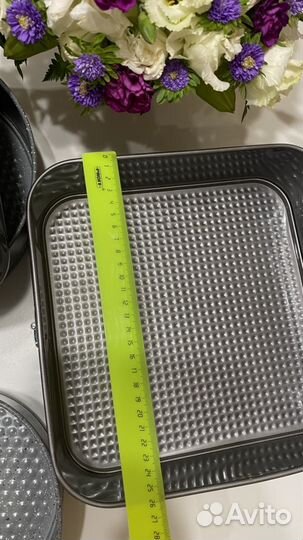 Формы для выпечки разъёмные серый мрамор