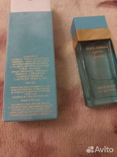Dolce gabbana парфюм