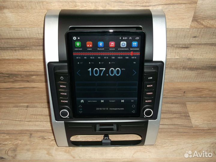 Магнитола Nissan X-Trail T31 Tesla Android