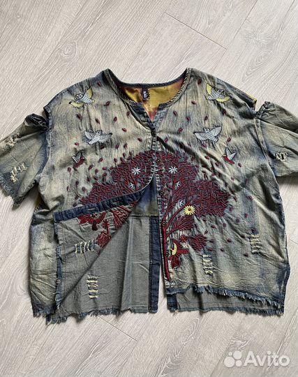 Рубашка в стиле гранж